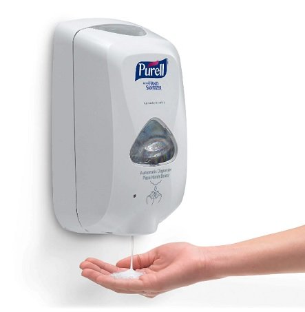 Purell Tfx Touch Free Dispenser Tensens Cleaning Supplies - Purell Wall Mounted Hand Sanitizer Dispenser With Drip Tray