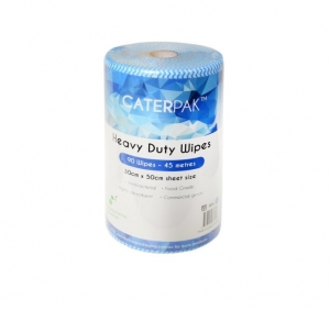 CaterPak Wipes 45m Roll 90 Sheets Blue