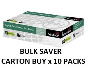 Bastion Vinyl Clear XLge CARTON BUY