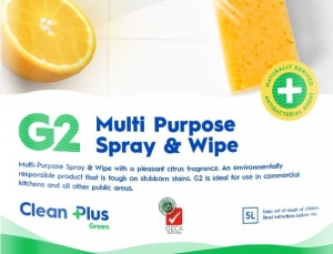CleanPlus G2 Spray&Wipe label suits 750m