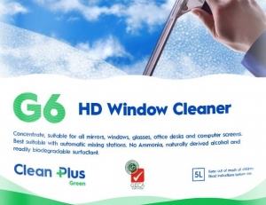 Clean Plus G6 Window label Suits 750ml