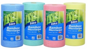Edco Bamboo Merriwipe Blue Roll