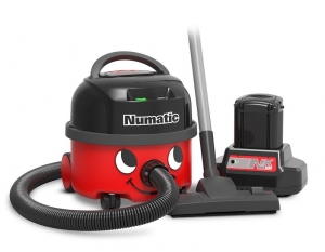 Numatic Henry Battery Vacuum Cleaner Red