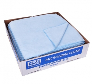 Microfibre Cloth Thick 40 x 40cm Blue