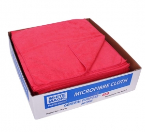 Microfibre Cloth Thick 40 x 40cm Red