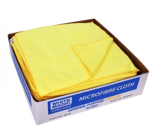 Microfibre Cloth Thick 40 x 40cm Yellow