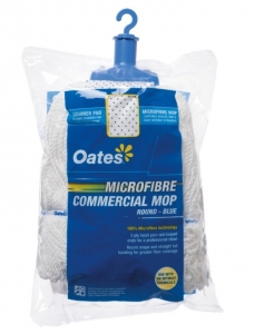 Oates MicroFibre Round Mop Blue