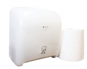 Autocut Roll Towel Dispenser White