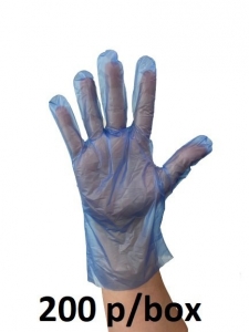 GLOVE Hybrid Blue Powder Free X-Large