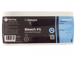 Clean+simple Bleach 4% Label